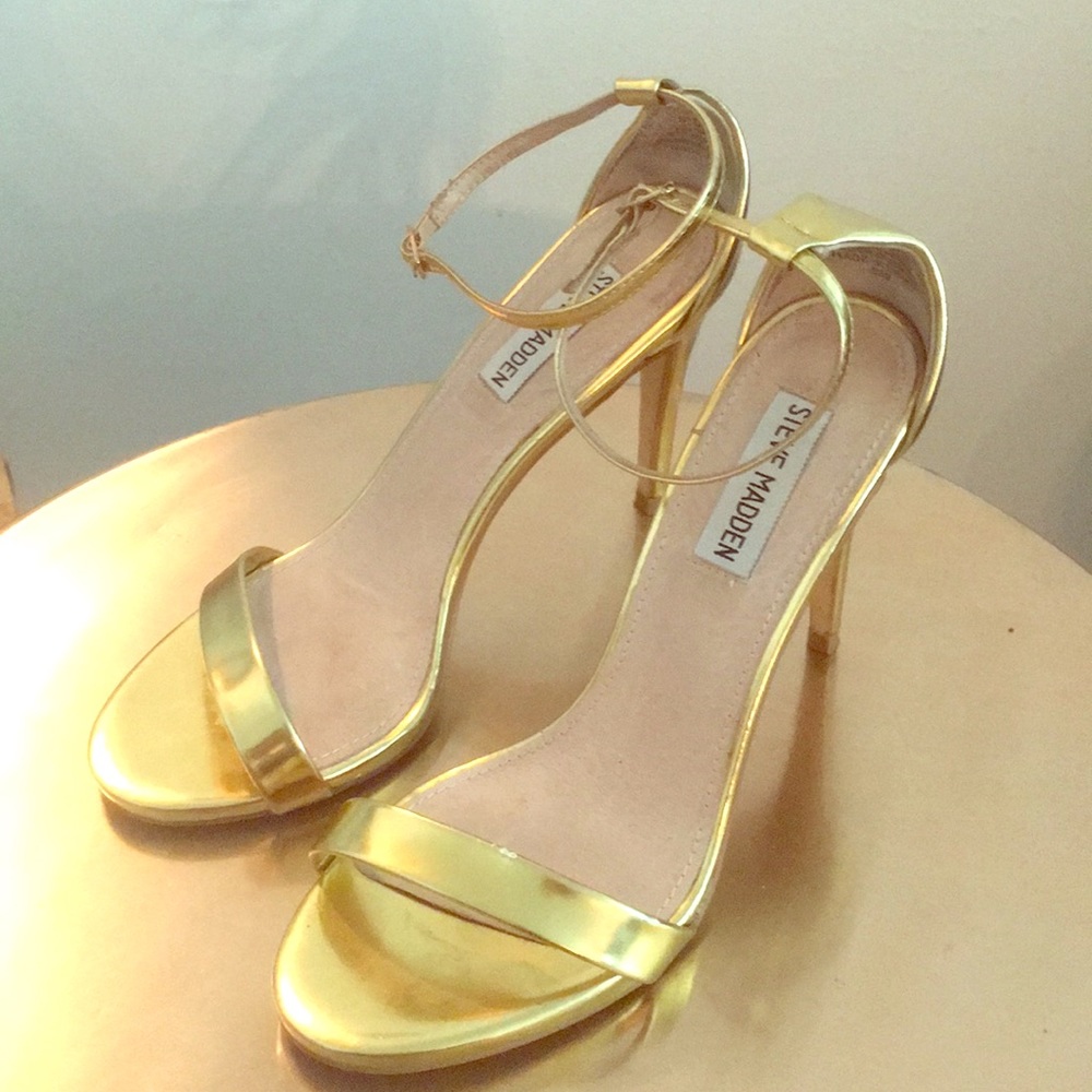 Steve Madden gold sandals